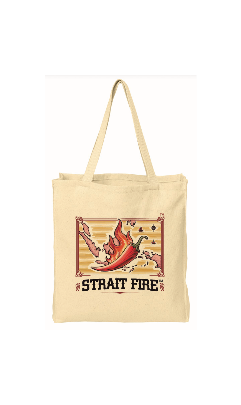 Strait Fire Tote Bag